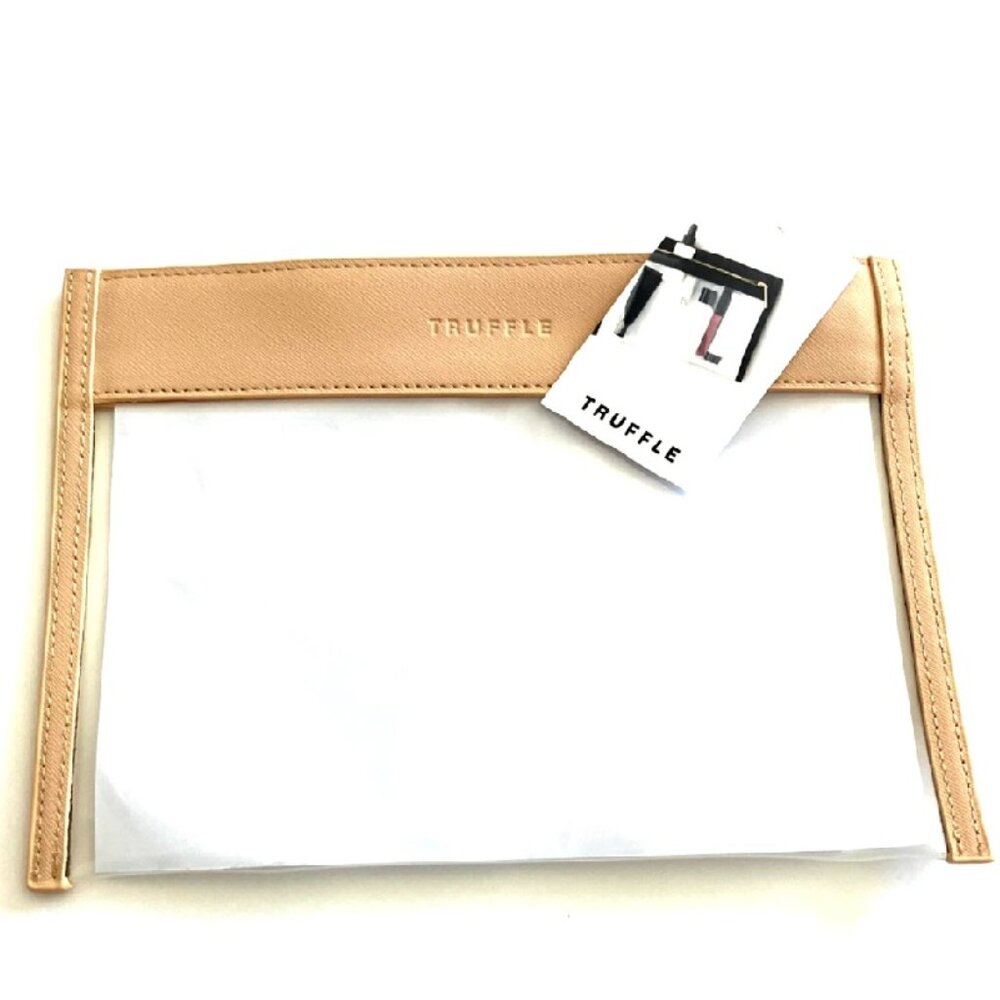 Truffle Clarity Clutch Small in Dusty Blush - Rare/Discontinued - New in Package